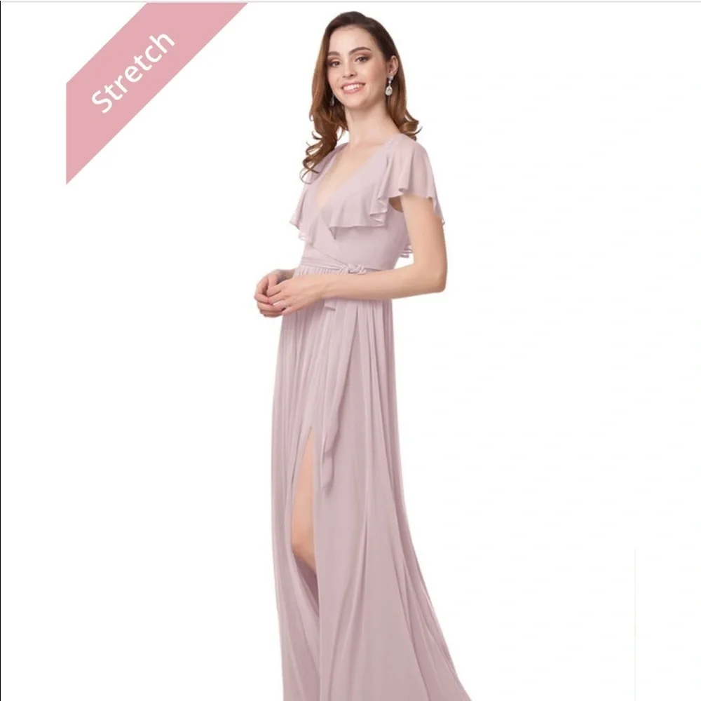 NWT Azazie - Dusty Mauve - Size 4 - Picture 4 of 5
